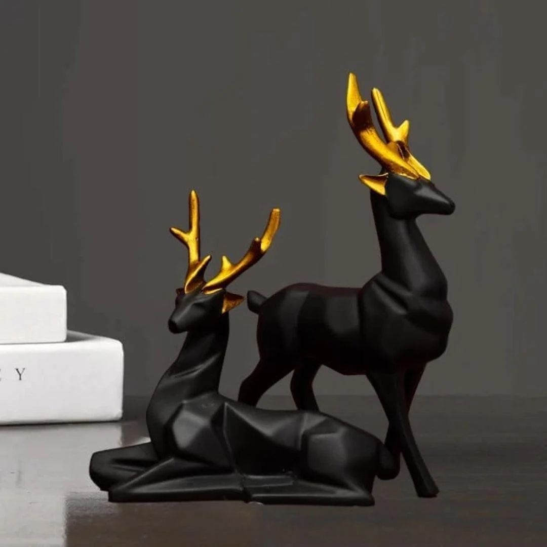 Black Deer Family Showpiece FI